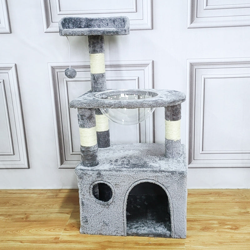 Capsule one-piece cat tree