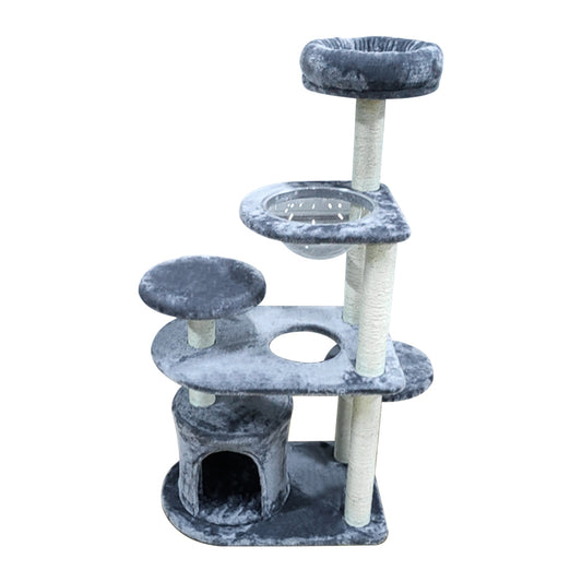 Space capsule multi-jump cat climbing frame