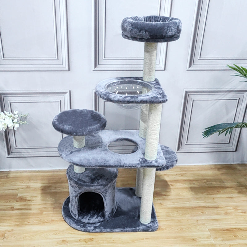 Space capsule multi-jump cat climbing frame