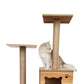 52-inch solid wood cat tree