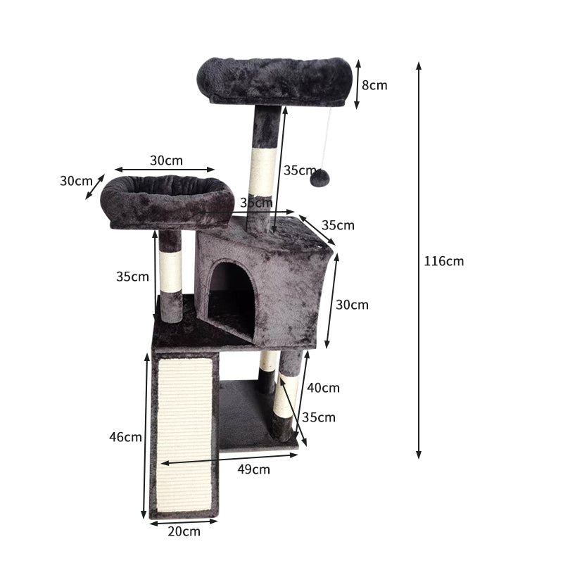 Cat nest cat jump one cat tree