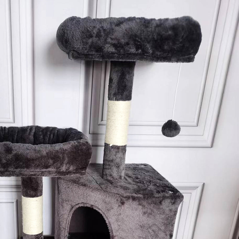 Cat nest cat jump one cat tree