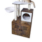 57-inch Solid wood cat tree