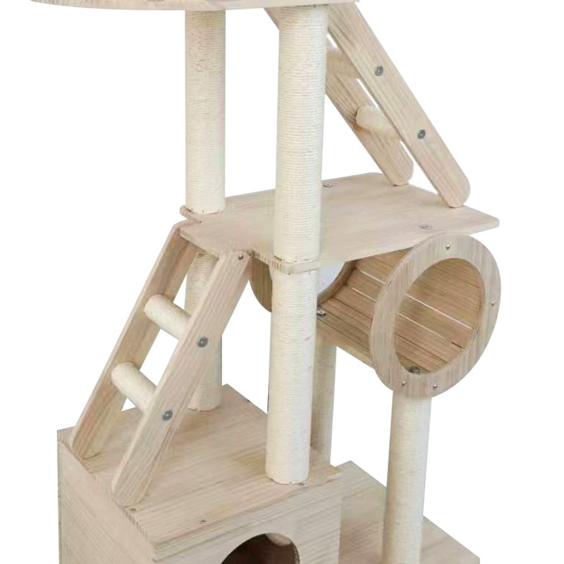 Cat Tree 60 Inch 60-inch solid wood cat tree – daxilai