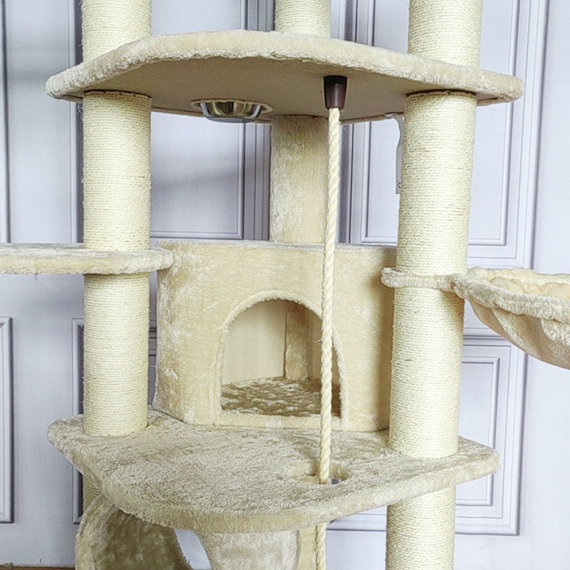 67 inch multi-storey jumping cat tree