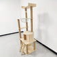 Multi-purpose space capsule solid wood cat tree