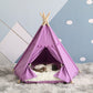 Pet Teepee Portable Houses with Thick Cushion