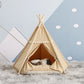 Pet Teepee Portable Houses with Thick Cushion