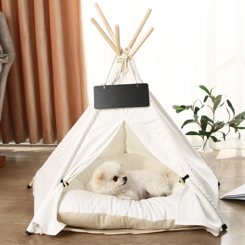 pet teepee tent Small to Medium Dog Bed Teepee Tent for Dogs and Cats