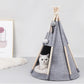 Pet Felt Teepee with Cushion for Dogs and Cats