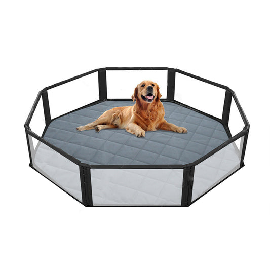 Portable dog fence damp-proof pad