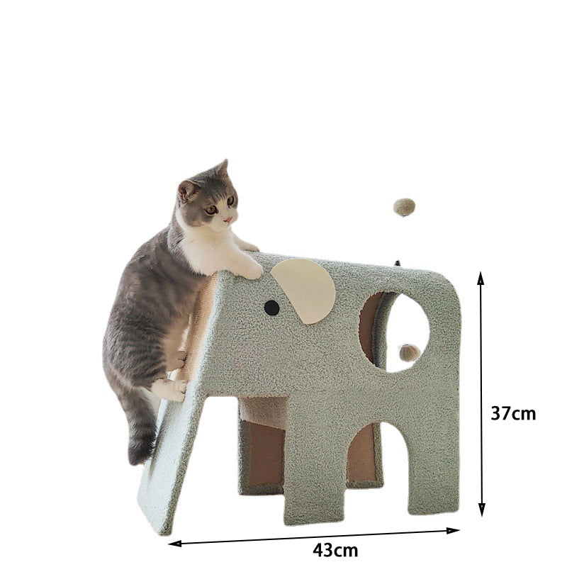 Elephant cat house diy cat toy