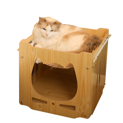 Cathead solid wood box