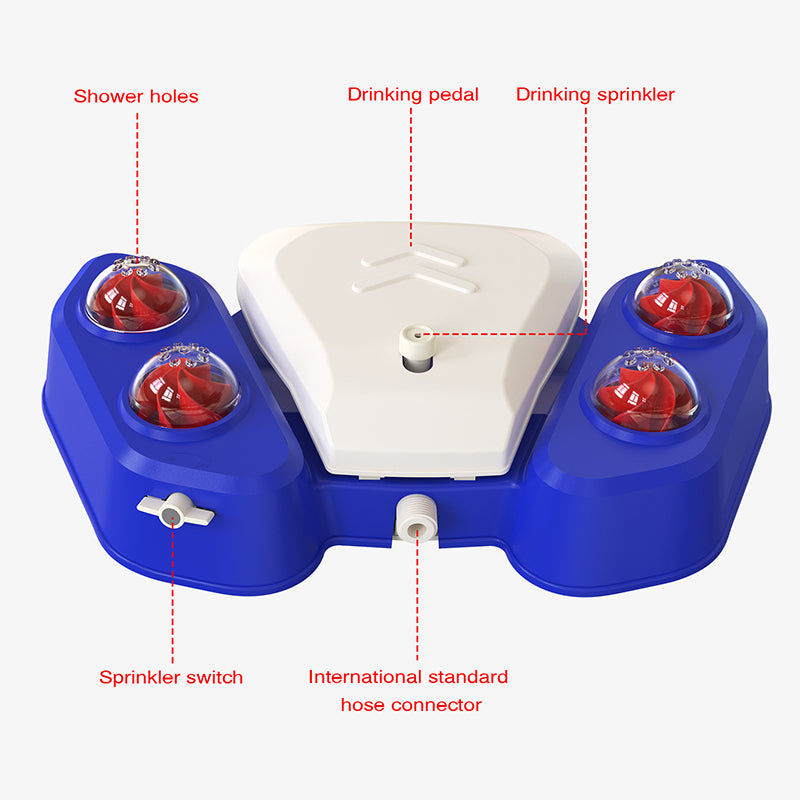 Outdoor dog automatic water dispenser