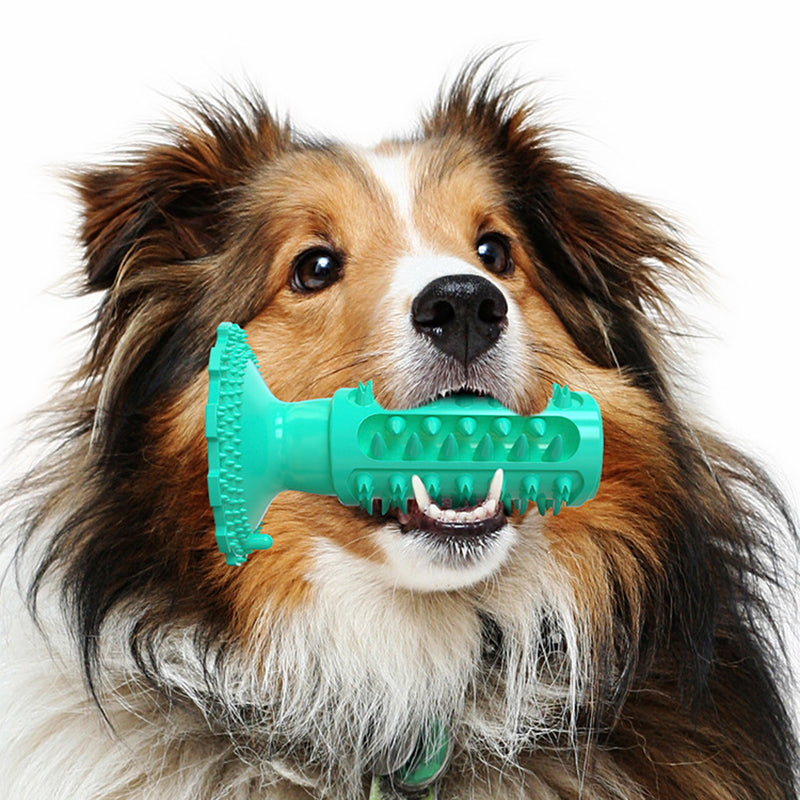 Gear-shaped suction cup chew toy