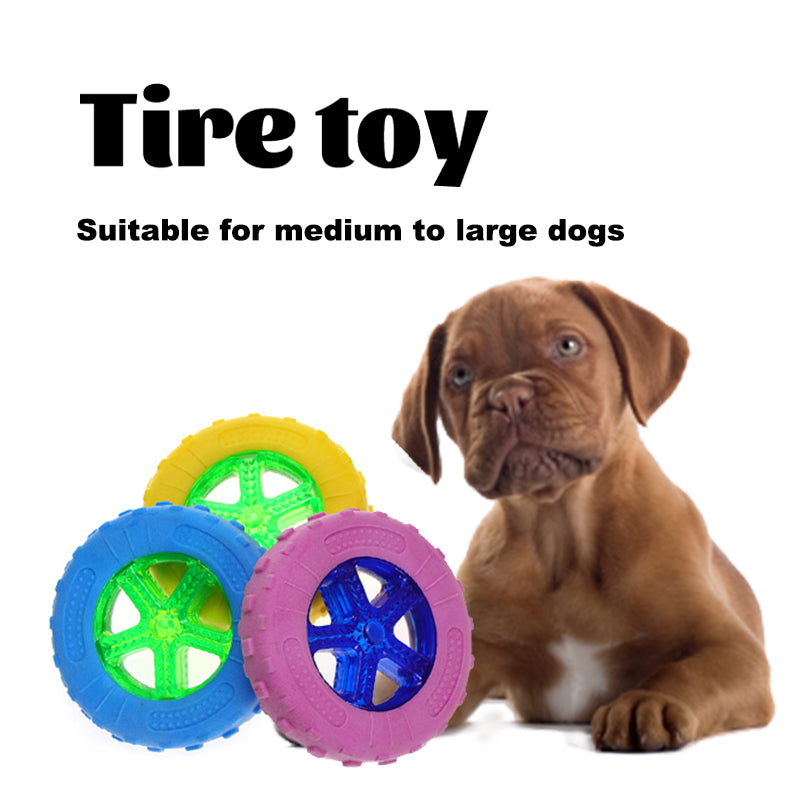 Tires - Durable TPR Chew Toy and Training Toys