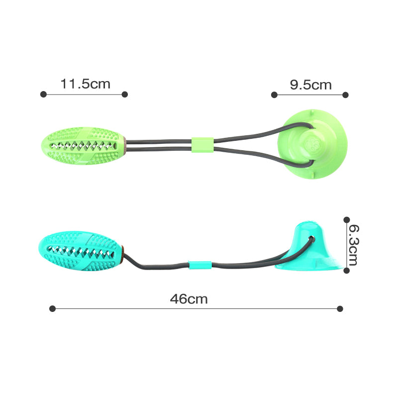 Dog Toothbrush Chew Toy with Suction Cup