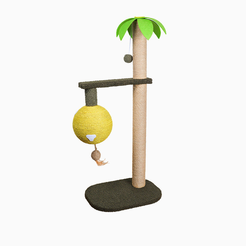 Coconut tree lantern cat tree