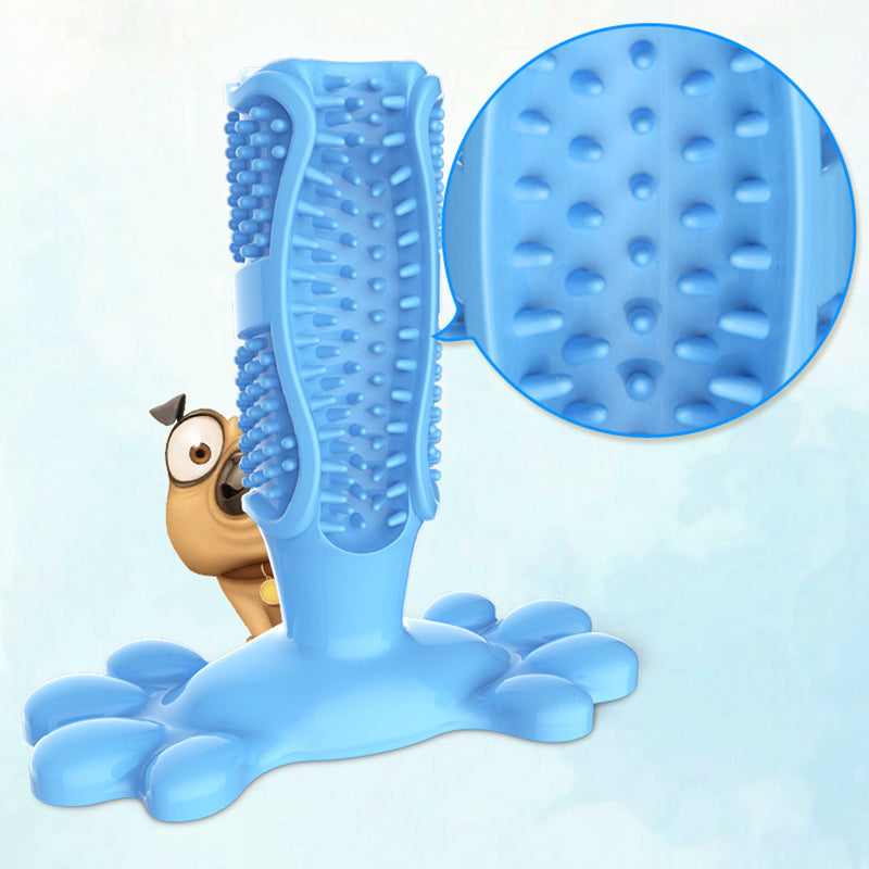 Dog paw base toothbrush