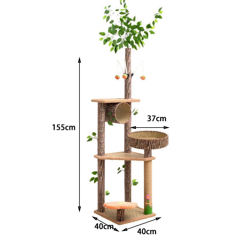 Simulate tree cat tower