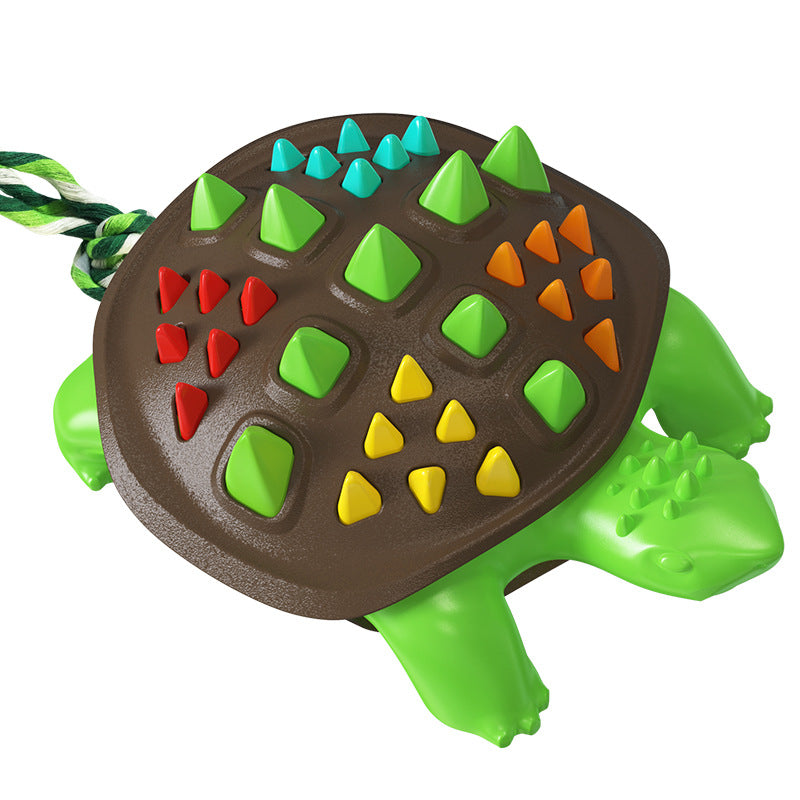 Colorful turtle chew toy