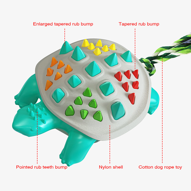 Colorful turtle chew toy