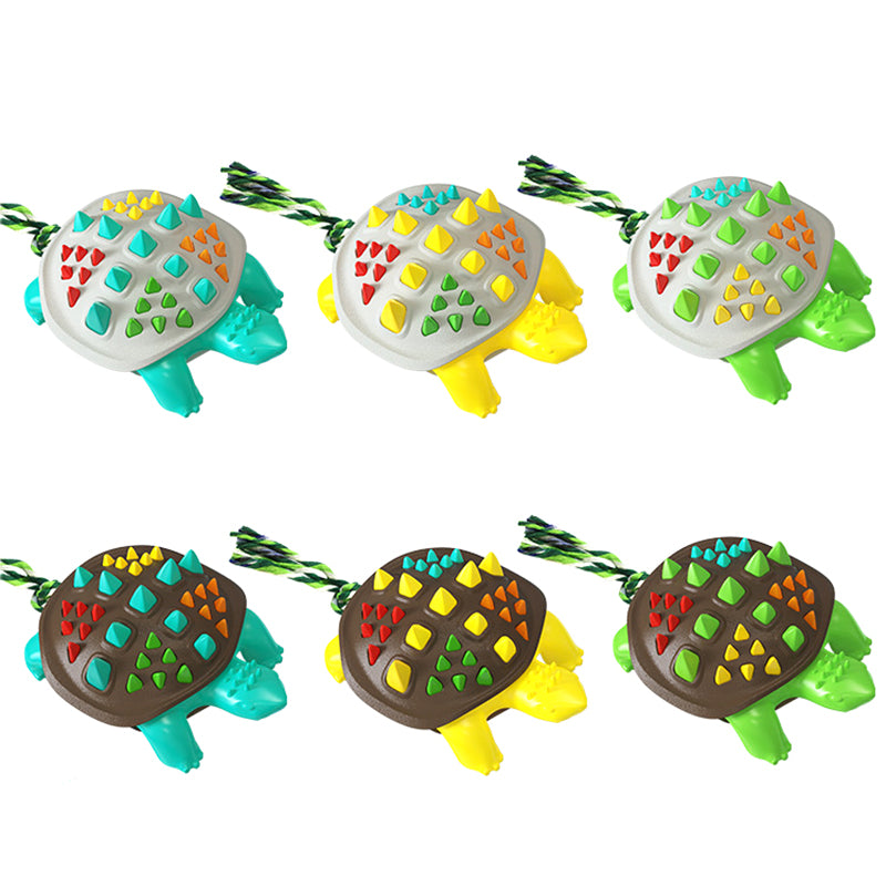 Colorful turtle chew toy