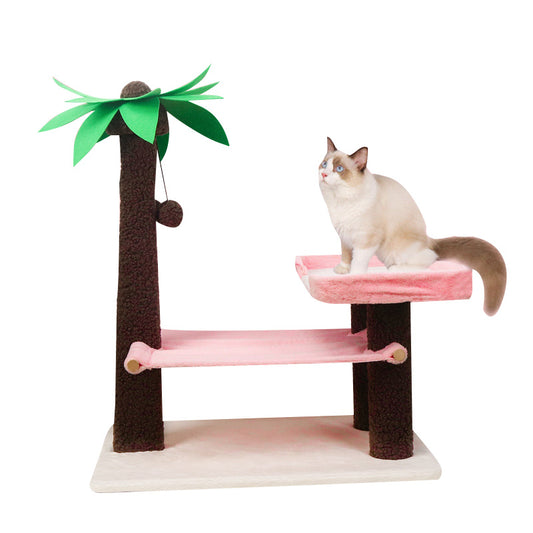 Coconut tree combined cat climbing frame