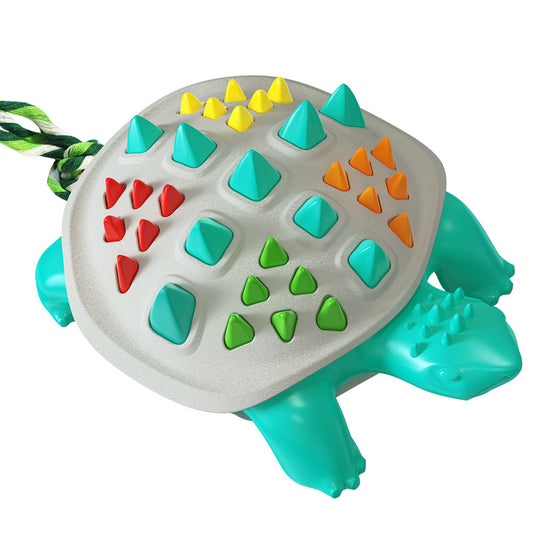 Colorful turtle chew toy