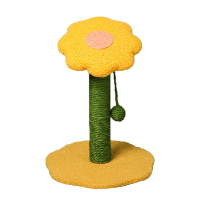 Sunflower cat tree with flower bottom