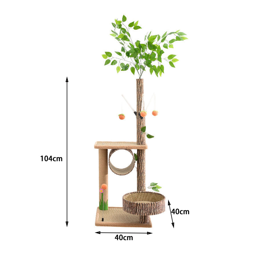 Simulate tree cat tower