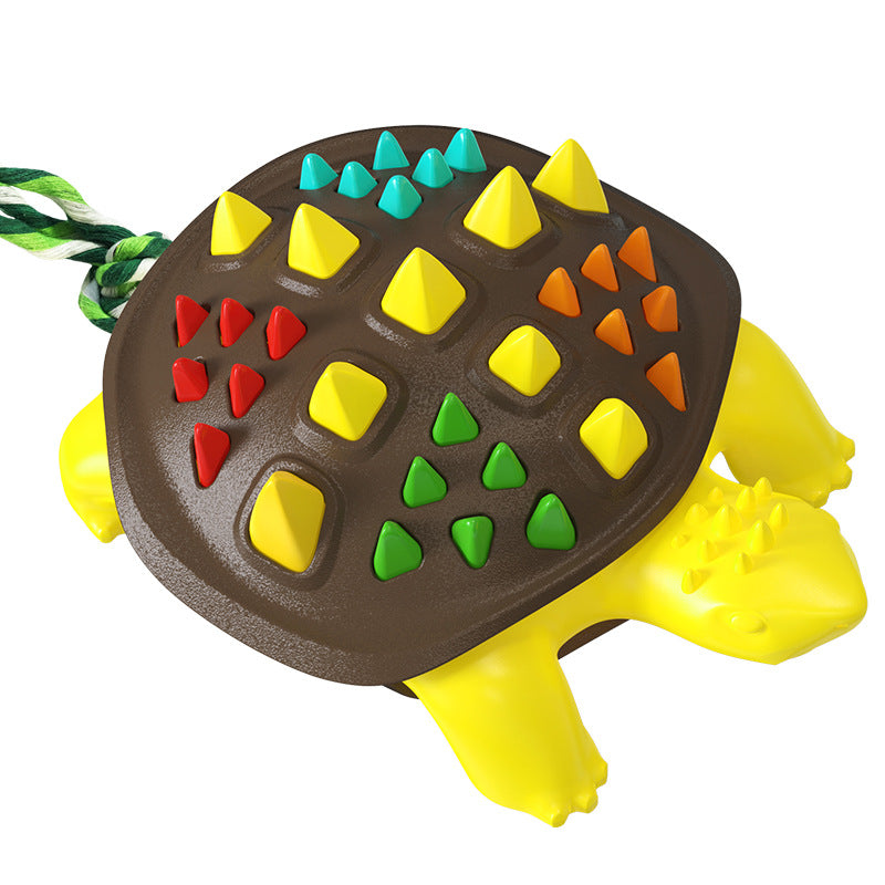 Colorful turtle chew toy