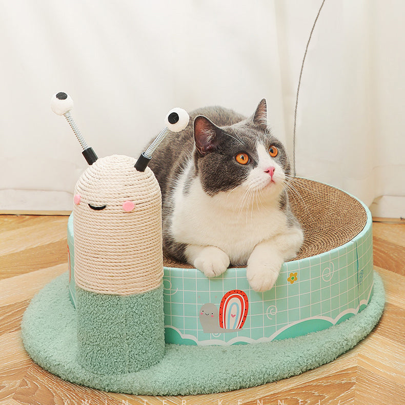 Multifunctional cat scratching post