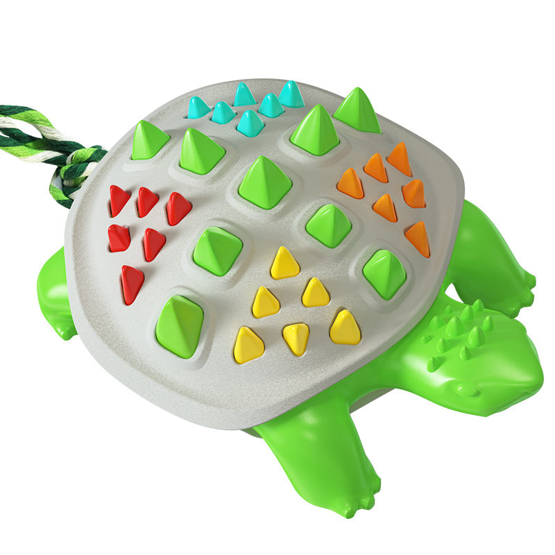 Colorful turtle chew toy