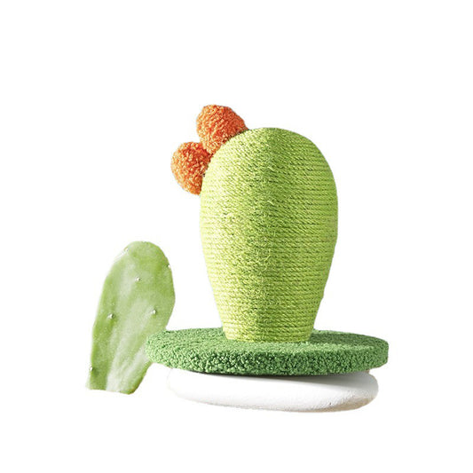 Cactus cat scratching stand