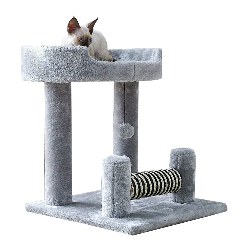 Small cat tree with bed