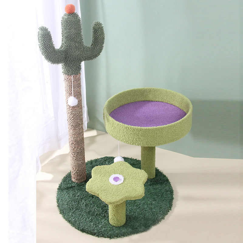 Cactus cat climbing frame