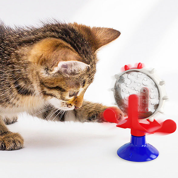 Ferris wheel feeder cat toys