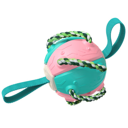 Multi-functional dog Frisbee ball