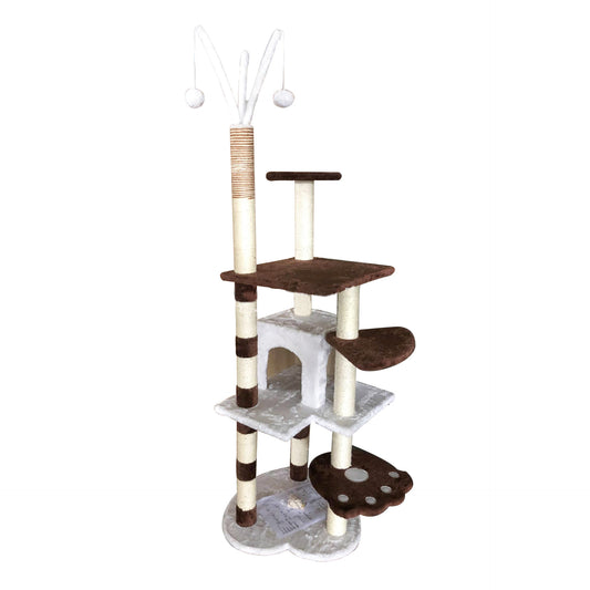 Large paw platform cat tree