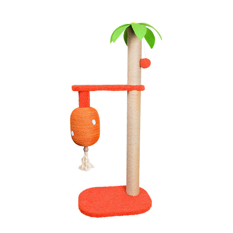 Coconut tree lantern cat tree