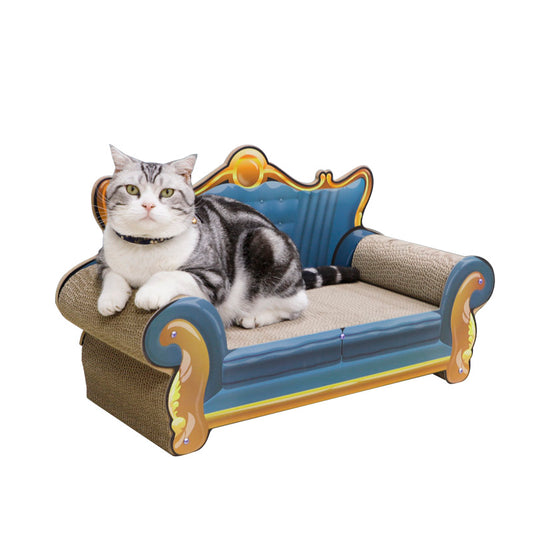 Fashionable corrugated paper cat sofa bed