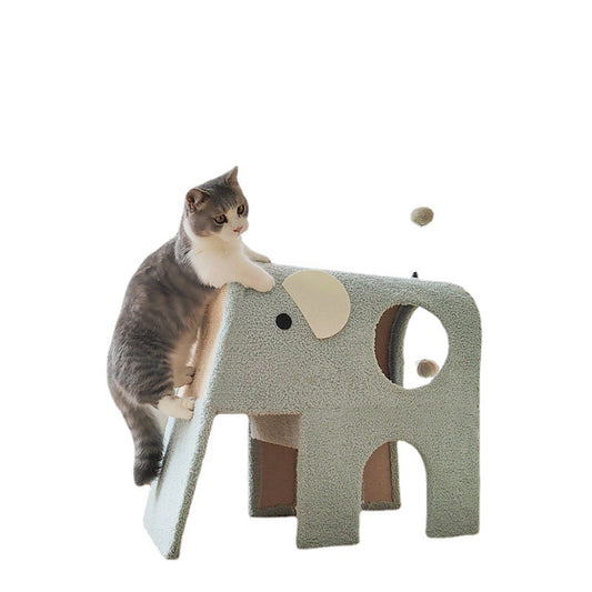 Elephant cat house diy cat toy