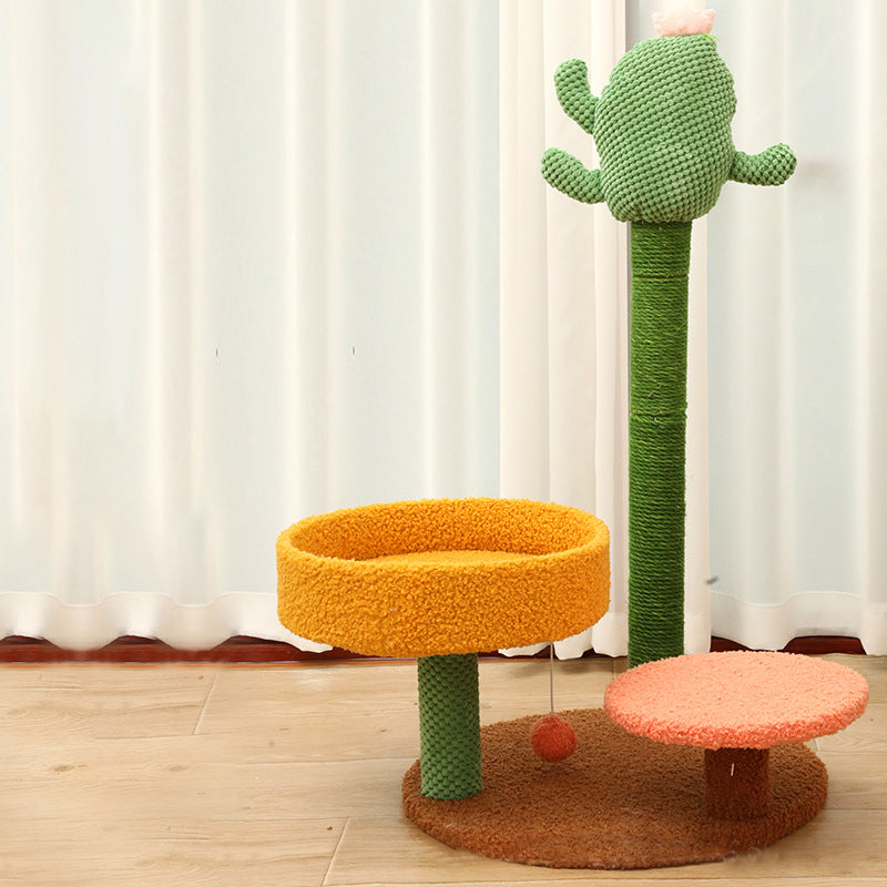 Cactus Theme Cat Tree