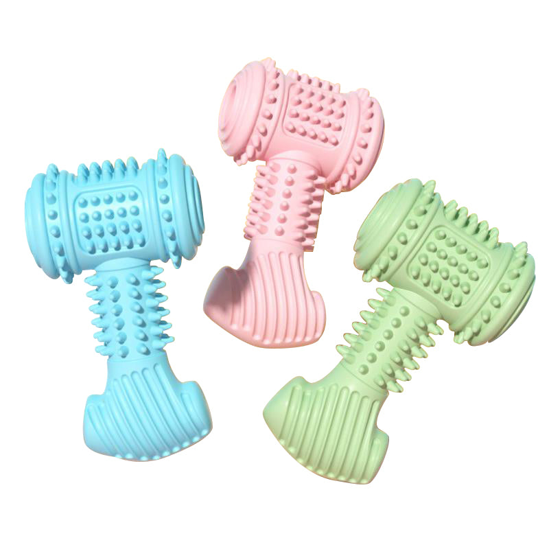 TPR Hammer Shape Chew Dog Toys