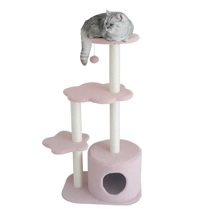 Luxury flower cat tree