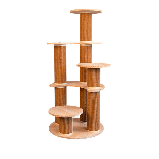 New update pine wood cat climbing