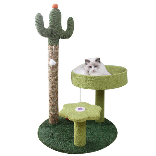 Cactus cat climbing frame