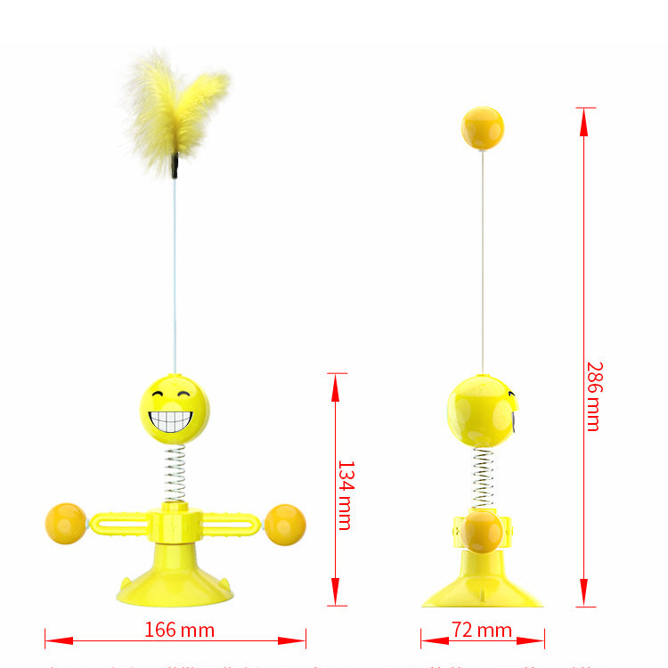 Spring doll cat toys