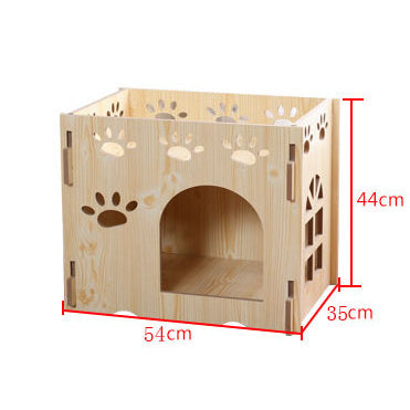 Luxury wooden cat house pet condo